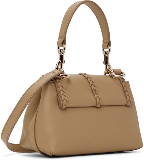 Chloé: Taupe Penelope Mini Soft Bag 